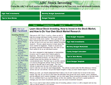 Tablet Screenshot of abcstockinvesting.com